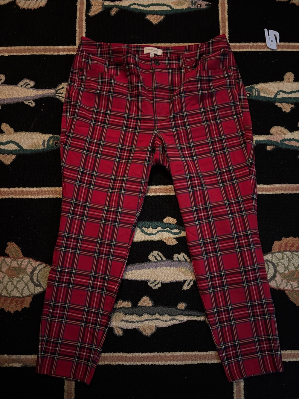 Talbots Plus Red Slim Pants
